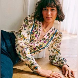 Sézane Tally blouse sz 40 (US 8)